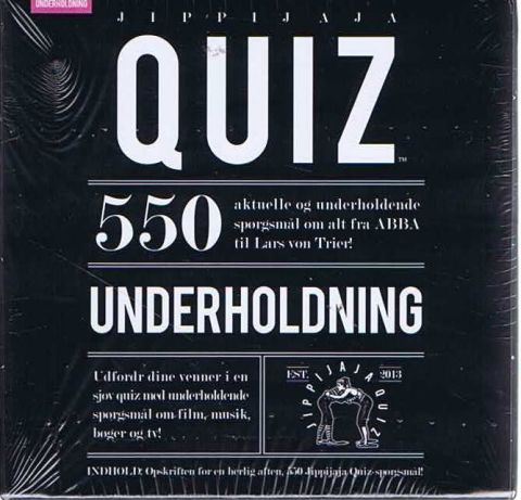 Jippijaja Quiz: Underholdning (3)
